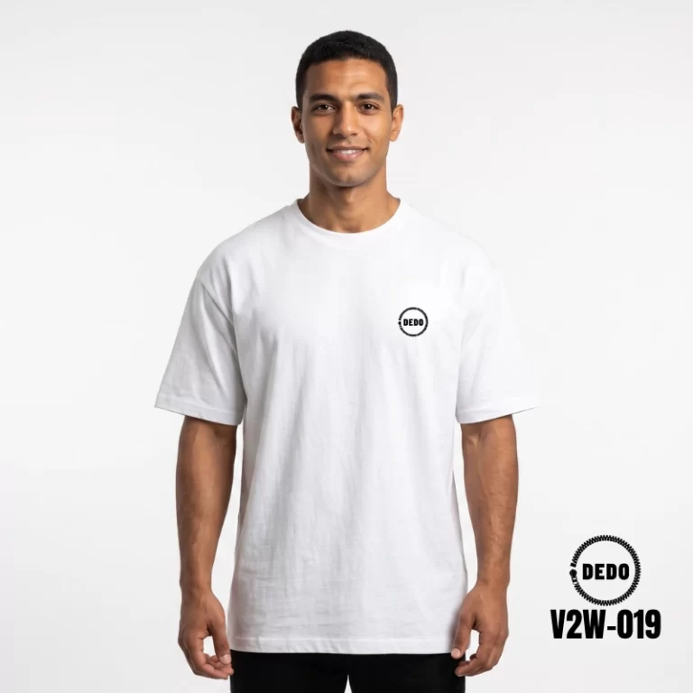 Classic Cruiser Motorcycle Graphic 100% Cotton Oversized T-Shirt by DEDO